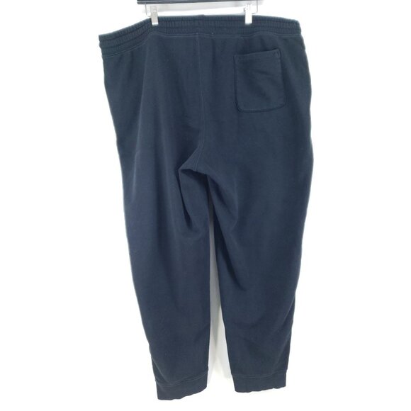 Old Navy Mens XXXL Tall Black Fleece Joggers With Drawstring Waist & Pockets - Picture 2 of 9
